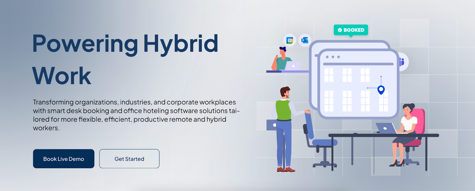 DeskFlex hybrid work