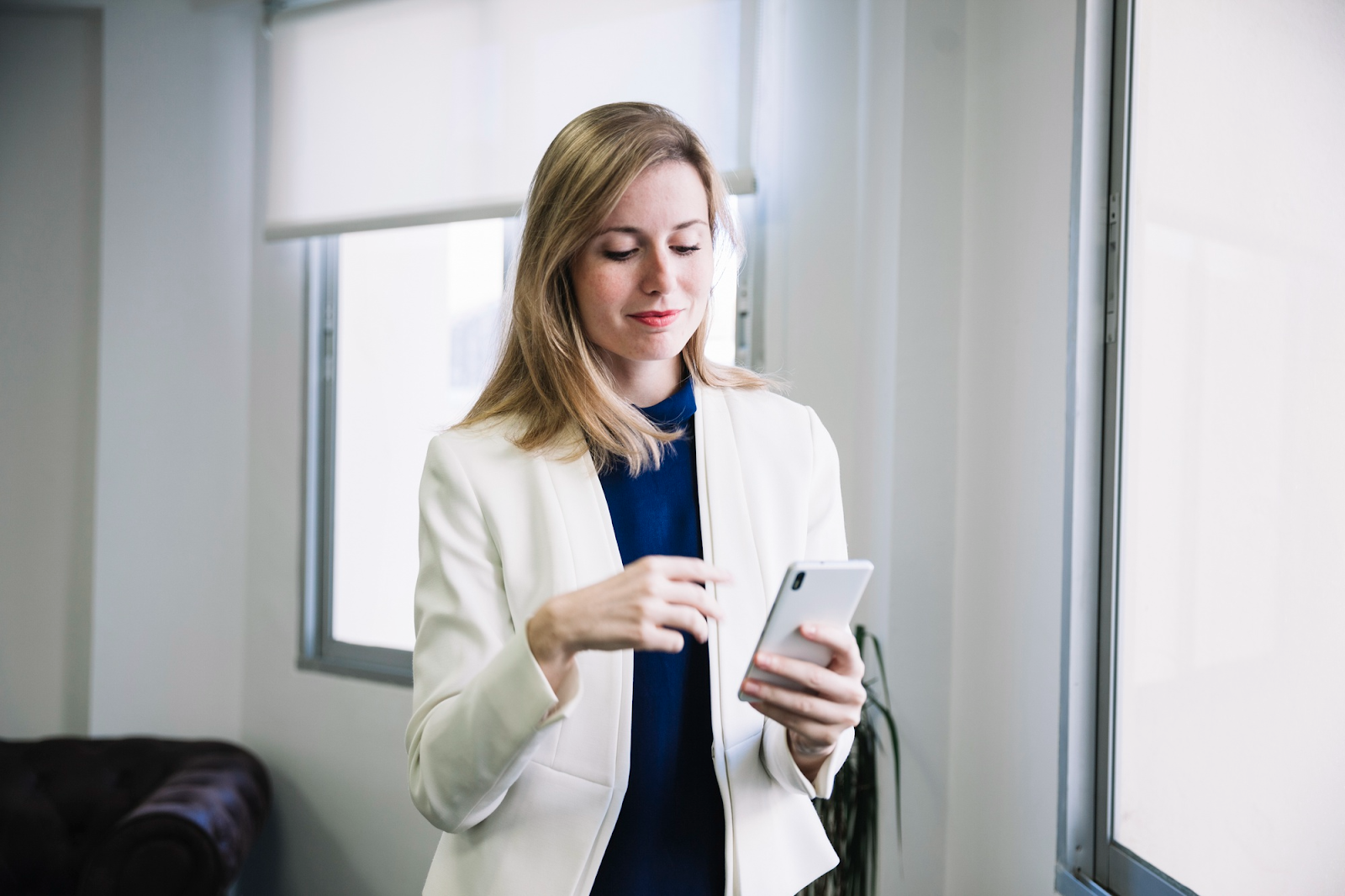 woman using a mobile phone