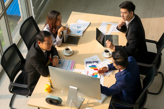 coworkers at a desk